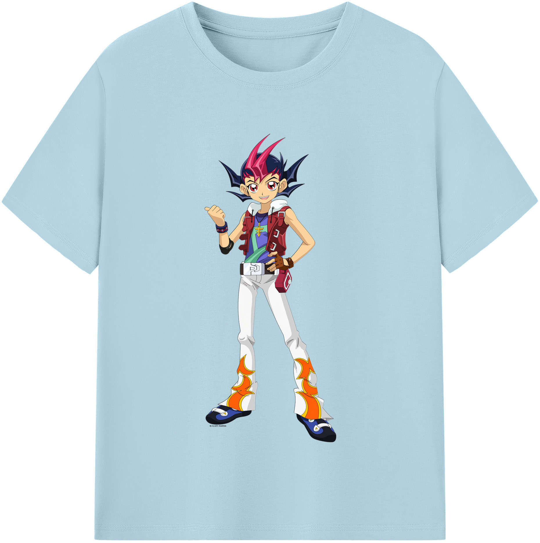 （画像用） 遊☆戯☆王 Yu-Gi-Oh! 綿100％半袖Tシャツ（フロントプリント）